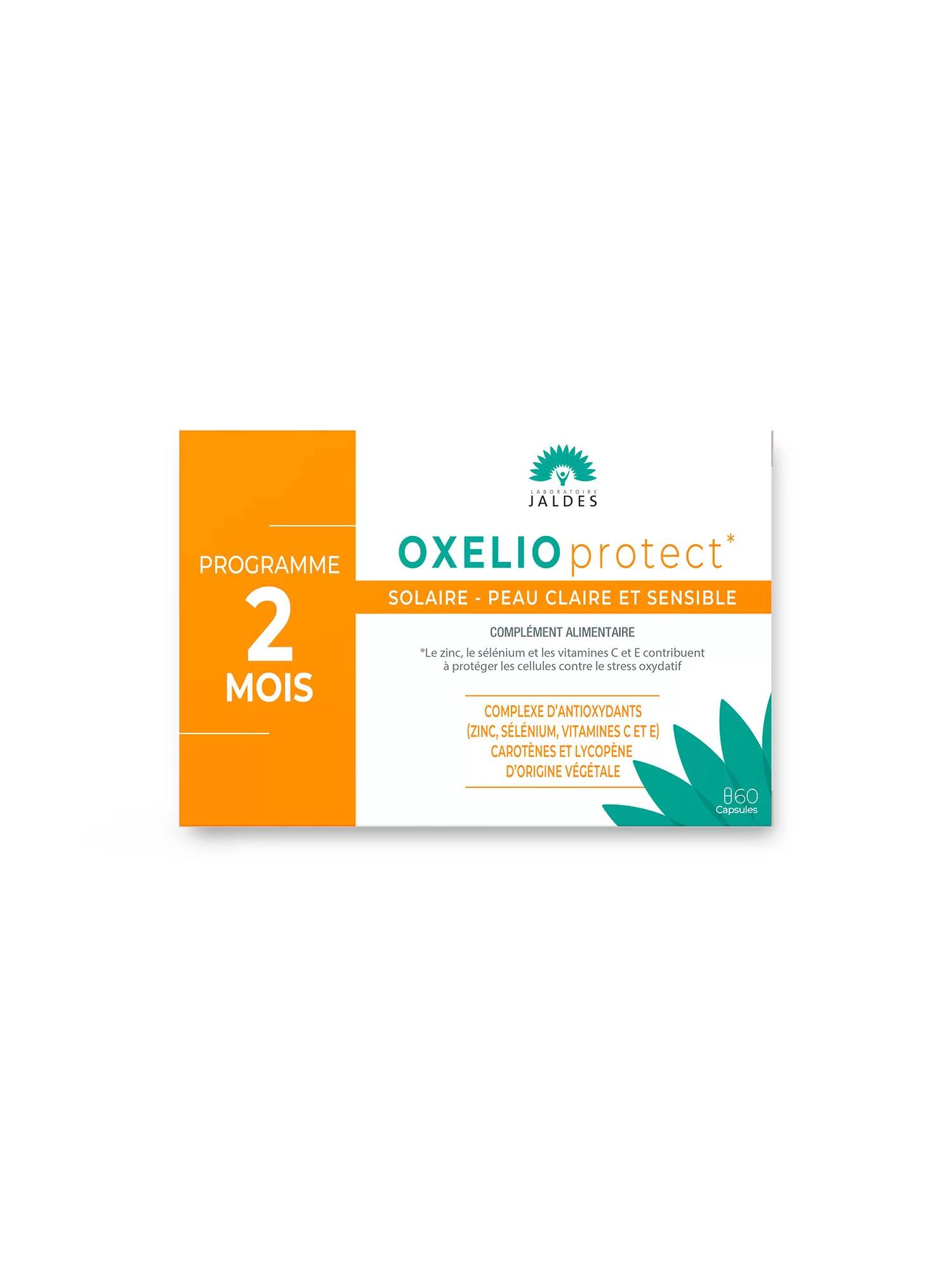 OXELIO protect, peau claire et sensible - 60 capsules