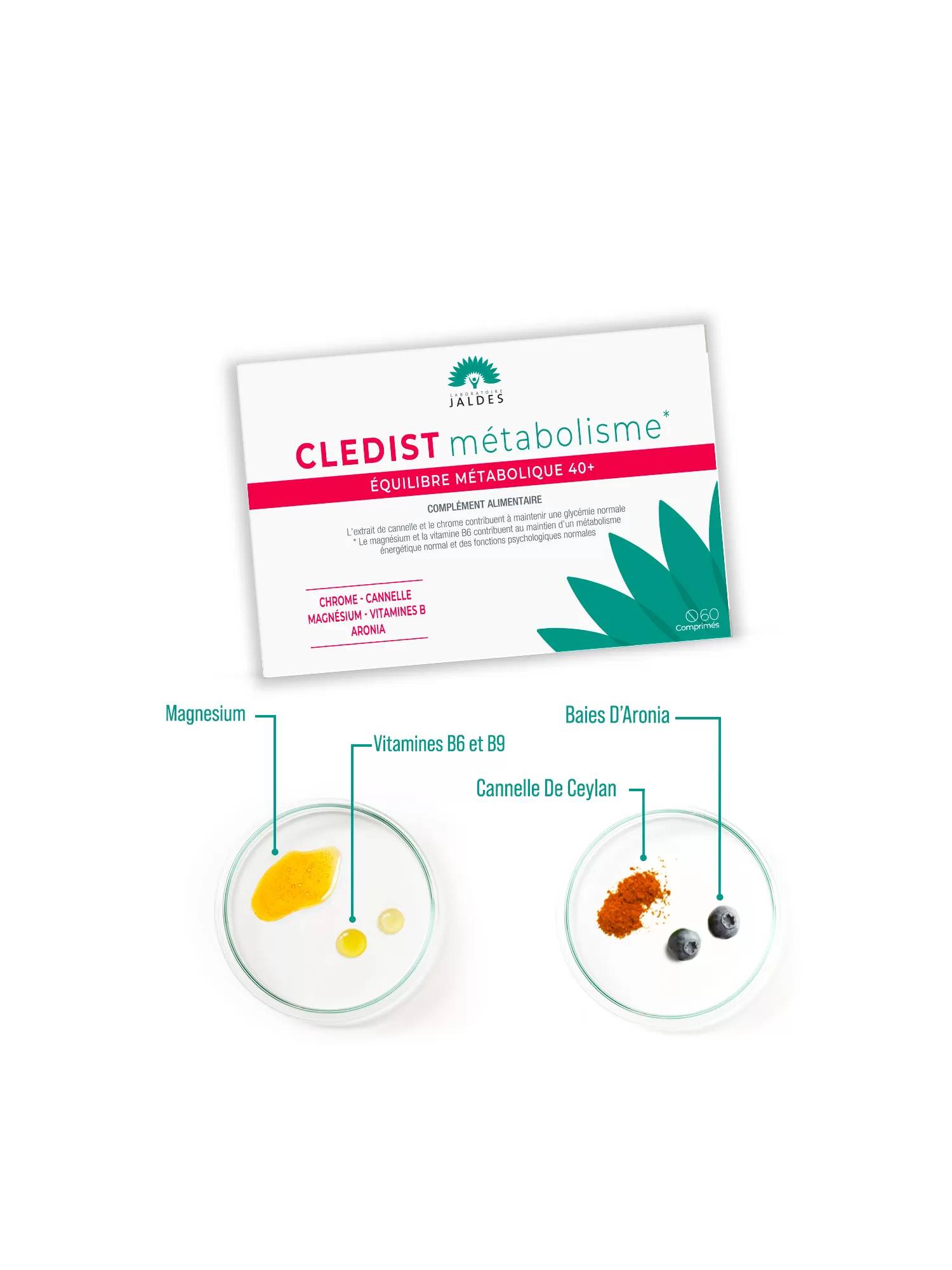 CLEDIST métabolisme - 60 comprimés