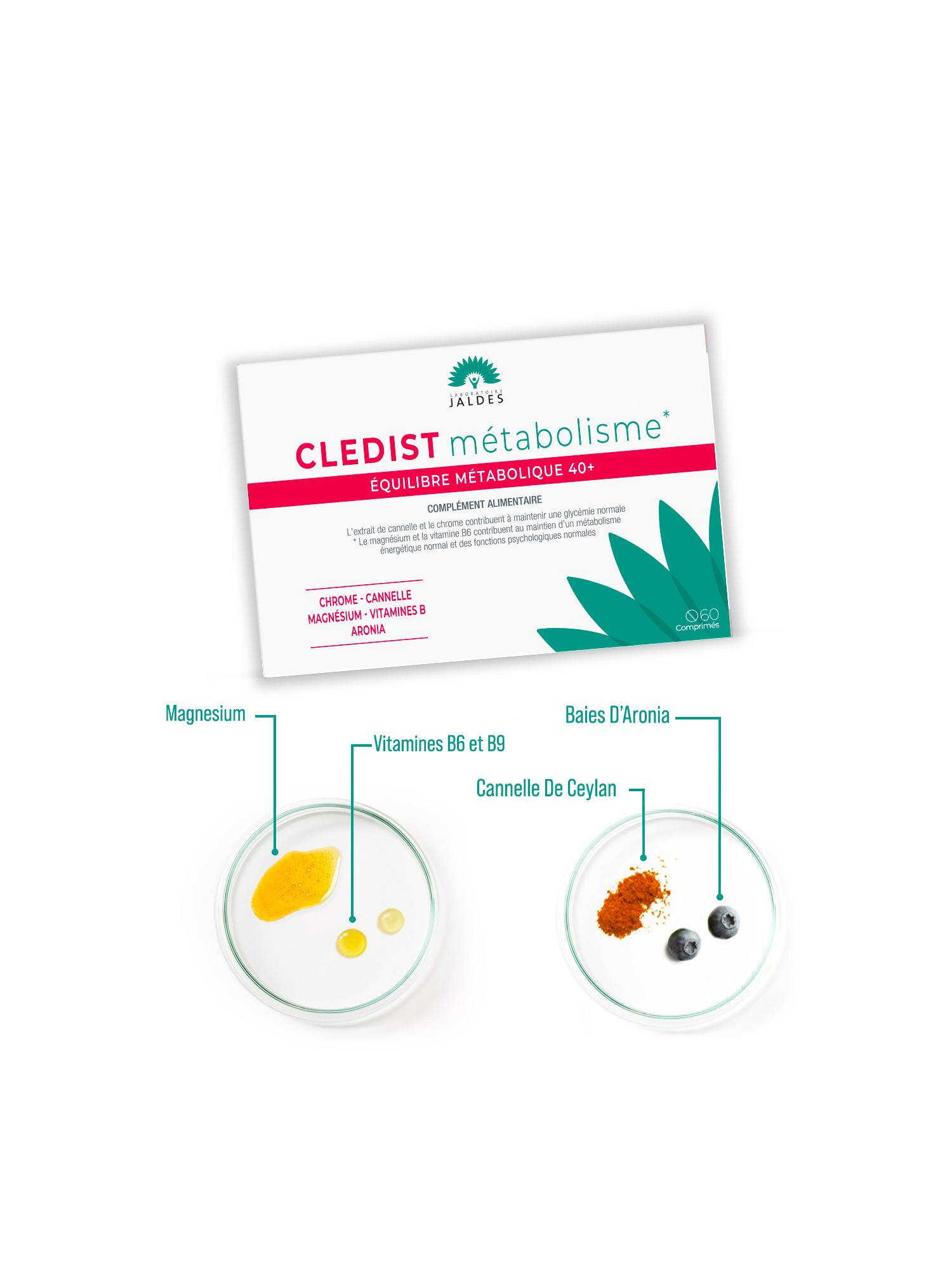CLEDIST métabolisme - 60 comprimés