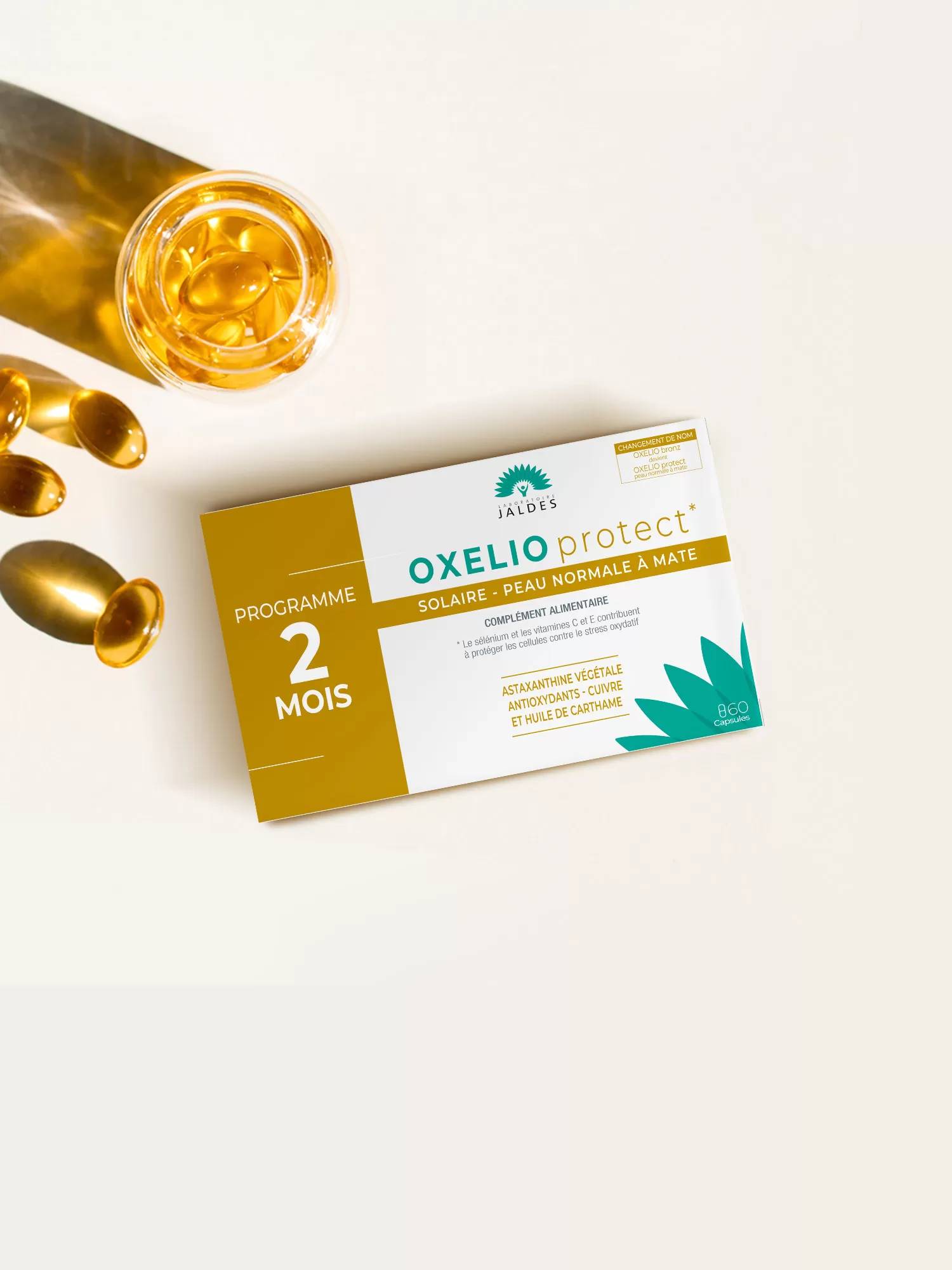 OXELIO protect, peau normale à mate - 60 capsules