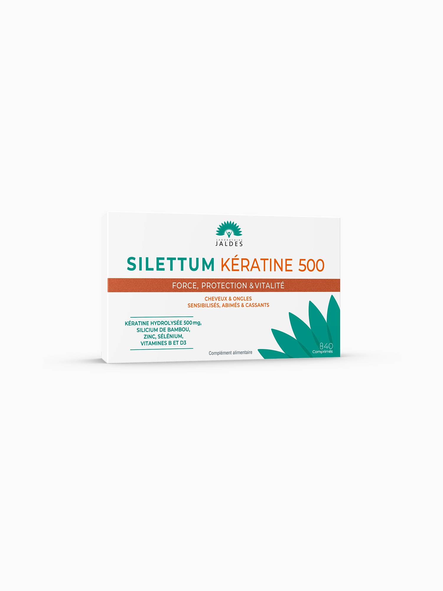 SILETTUM kératine 500 - 40 comprimés