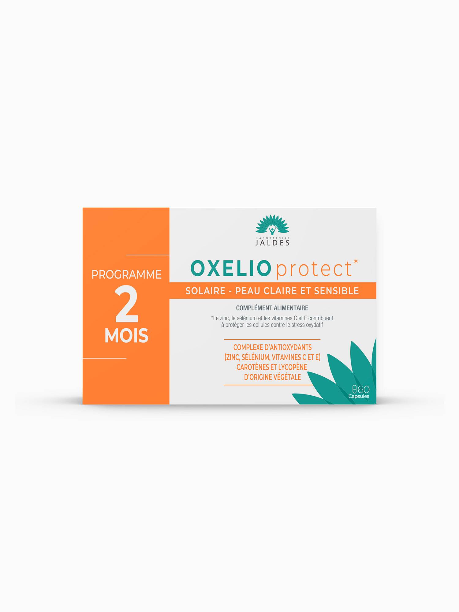 OXELIO protect, peau claire et sensible - 60 capsules
