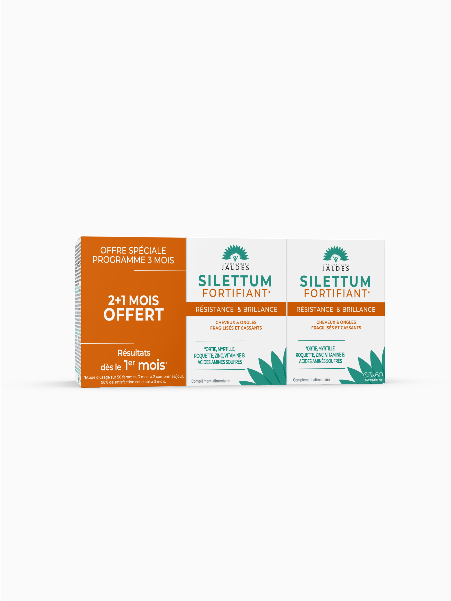 SILETTUM fortifiant - 3 mois dont 1 offert