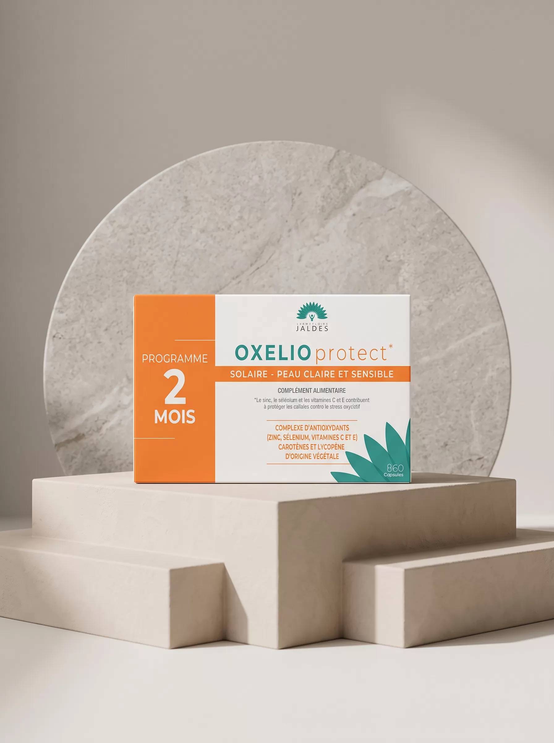 OXELIO protect, peau claire et sensible - 60 capsules